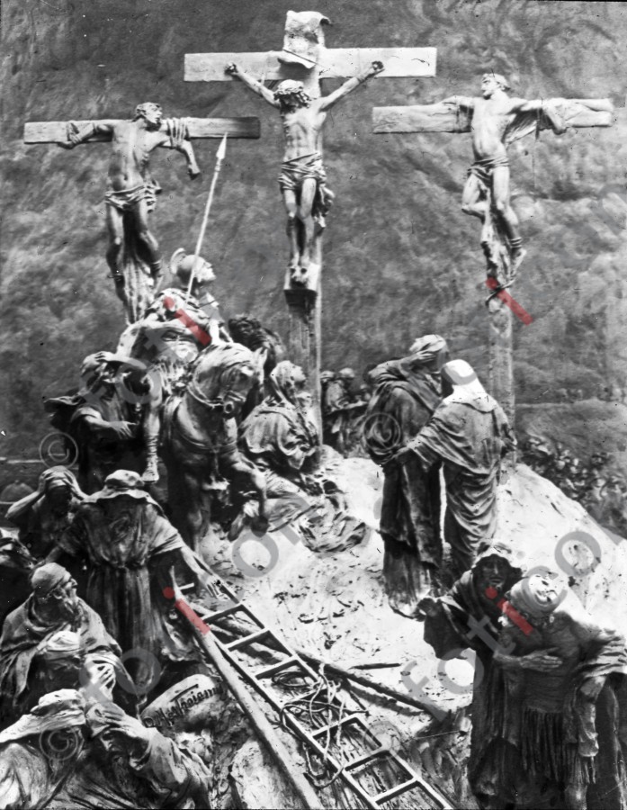 Kreuzigung Jesus von Nazareth | Crucifixion of Jesus of Nazareth - Foto simon-134-054-sw.jpg | foticon.de - Bilddatenbank für Motive aus Geschichte und Kultur